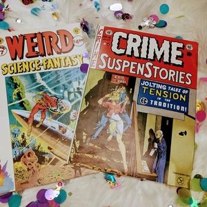 Lot of 2 Weird Science Fantasy & Suspense Stories